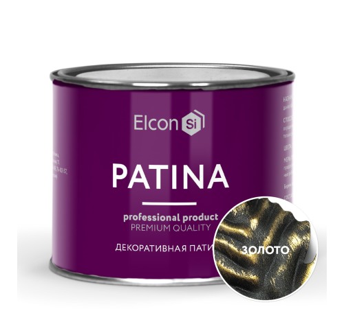 Декоративная Краска Элкон PATINA Золото - Идеальный Выбор для Творчества, 0.2 кг