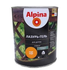 Лазурь-гель Альпина для дерева, Кедр, 2,5 л Брест