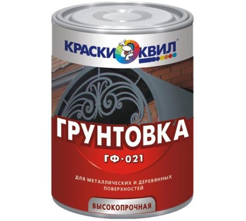 Грунт ГФ-021 Квил: Быстросохнущий для Краски и Коррозии, 1.9 кг