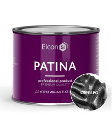 Декоративная краска Элкон PATINA серебро 0,2кг