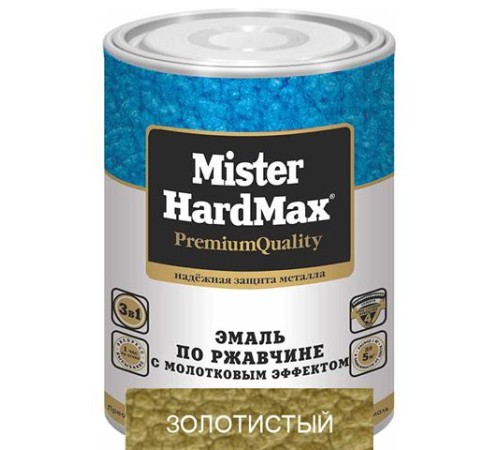 Эмаль Молотофф Mister Hardmax Золотистая 0.8 кг КВИЛ с доставкой по России