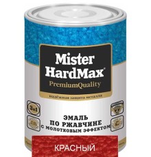 Эмаль молотэф. Mister Hardmax красная 0.8кг КВИЛ