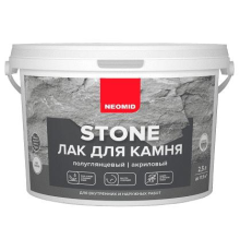 ВД лак (мокрый камень) «НЕОМИД Stone» 2.5л