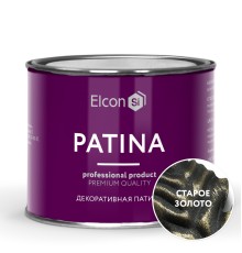 Декоративная краска Элкон PATINA старое золото 0,2кг