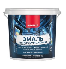 Эмаль теплоизоляционная 3л НЕОМИД