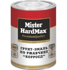 Грунт эмаль Корроед Mister Hardmax голубой 0.9кг RAL 5015