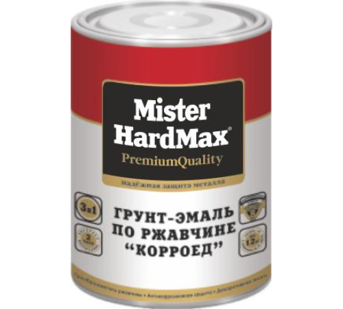 Грунт эмаль Корроед Mister Hardmax голубой 0.9кг RAL 5015