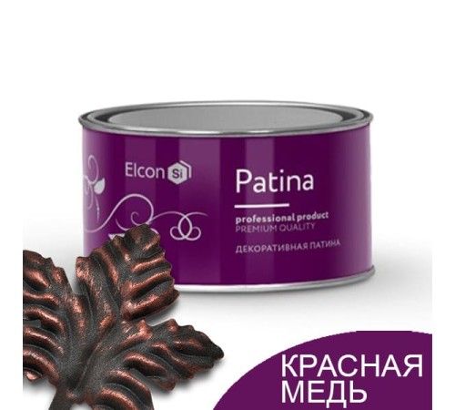 Краска для создания эффекта старины Элкон PATINA, оттенок красная медь, 80 грамм