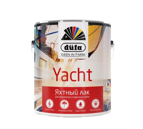 Dufa Лак YACHT яхтный глянцевый 2л