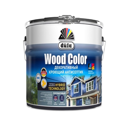 Кроющий антисептик Dufa Wood Color маренго 2,5 л