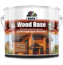 Грунт для защиты древесины Dufa Wood Base с биоцидом бесцветная 10 л.