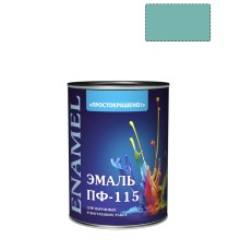 Эмаль ПФ-115 универсальная алкидная Простокрашено бирюзовая 1,8 кг