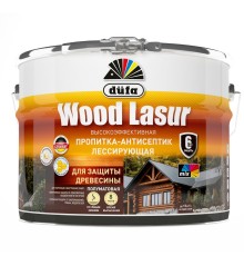 Пропитка лессирующая для защиты древесины Dufa Wood Lazur красное дерево 0,9 л