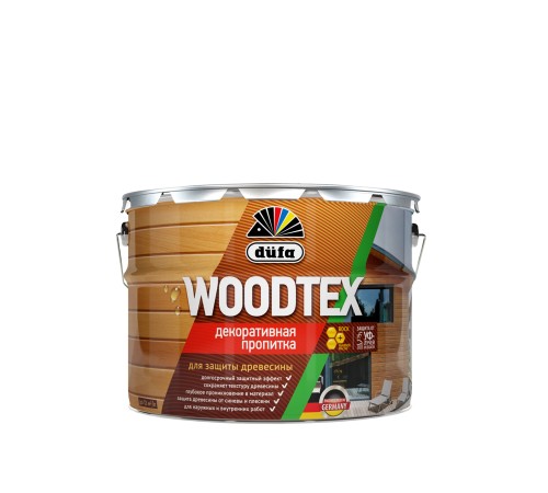 Пропитка декоративная для защиты древесины алкидная Dufa Woodtex венге 9л