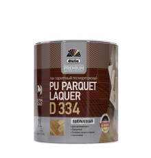 Лак паркетный полиуретановый Dufa Premium PU Parquet Laquer D334 полуматовый 0,75 л