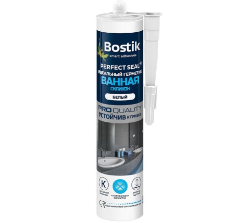 Герметик силиконовый для ванной Bostik Perfect Seal белый 280 мл.