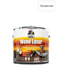 Пропитка лессирующая для защиты древесины Dufa Wood Lazur бесцветная 2,5 л