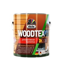 Пропитка декоративная для защиты древесины алкидная Dufa Woodtex белая 3 л.