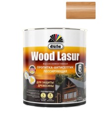 Пропитка лессирующая для защиты древесины Dufa Wood Lazur орех 2,5 л