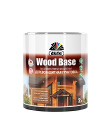 Грунт для защиты древесины Dufa Wood Base с биоцидом бесцветная 2 л.