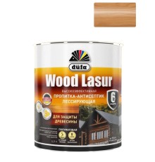 Пропитка лессирующая для защиты древесины Dufa Wood Lazur орех 0,9 л