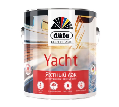 Dufa Лак YACHT яхтный полуматовый 750мл