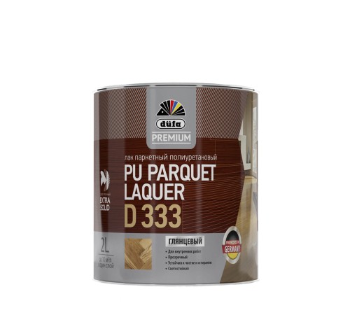 Лак паркетный полиуретановый Dufa Premium PU Parquet Laquer D333 глянцевый 0,75 л