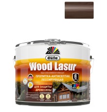 Пропитка лессирующая для защиты древесины Dufa Wood Lazur палисандр 9 л