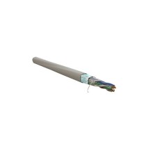 Витая пара экранированная F/UTP кат.5e 4x2x0,50 (24 AWG) PVC нг(А)-LS Серая одножильная внутренняя WR-FTP-4P-C5E-PVC-GY Wrline 505751