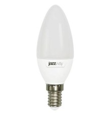 Лампа светодиодная  9Вт Е14 C37 3000К 820Лм матовая 220В Свеча PLED-SP.2859457A Jazzway