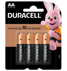 Батарейка (элемент питания) LR6 BL4 BASIC АА Б0026815 Duracell