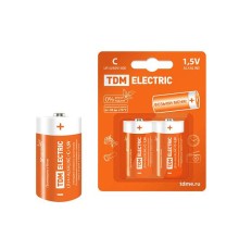 Батарейка (элемент питания) LR14 C Alkaline 1,5V BP-2 SQ1702-0011 TDM