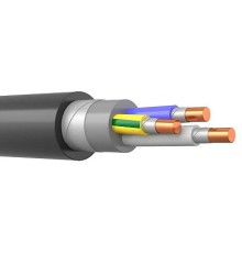 Кабель ВВГнг(A)-FRLS 3х 1,5 ок (N,PE) -0,66 АксиОм