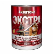 Акватекс-ЭКСТРА защит.текстур. состав красное дерево 0,8л Рогнеда (новый дизайн)