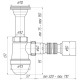 Сифон Ани 1 1/2*40 с гибкой трубой 40*50 (C0510)