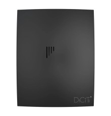 Вентилятор накладной BREEZE D100 обр.клапан Matt black DICITI