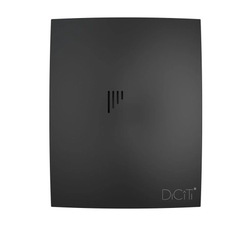 Вентилятор накладной BREEZE D100 с обратным клапаном Matt black DICITI с доставкой по России