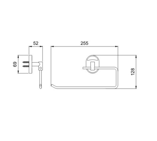 Держатель для трафаретной бумаги без крышки (длинный) POTATO P2903-3 с доставкой по России