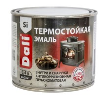 Эмаль термостойкая Dali серебро 0,4л, мат Рогнеда