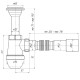 Сифон Ани 1 1/4*40 с гибкой трубой 40*40*50 (C2015)