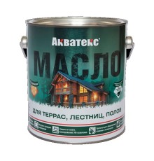 Масло Акватекс для террас, лестниц, полов  0,75л  (б/ц) Рогнеда