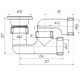 Сифон Ани для душевого поддона регулир. 1 1/2*40 (Е210)