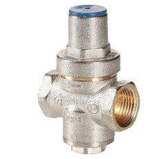 Редуктор давления поршневой VALTEC SABO PN16, от 1 до 5,5 бара, 1/2", никель (аналог VT.086.N.04)