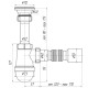 Сифон Ани 1 1/2*40 с гибкой трубой 40*50 (C0110)