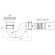 Сифон Ани для душевого поддона 1 1/2*40 с г/тр 40*50 (Е115)